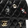 Túi xách đeo chéo Chanel Classic 11.12 màu đen dây xích đan da cừu chính hãng TCN41 2026