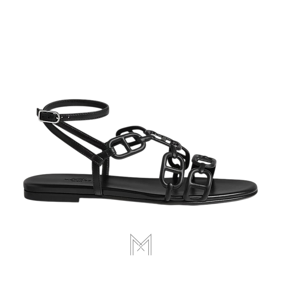 Dép quai hậu Hermes Naos chính hãng màu đen MHHH020 2026 Dép quai hậu Hermes Naos chính hãng màu đen MHHH020 2026