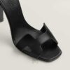 Dép Hermes Joy 105 chính hãng màu đen MHHH007 2026