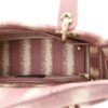 Túi Xách Đeo Chéo Dior D Lite Hồng Phối Kem Họa Tiết Thêu Toile de Jouy Vải Canvas Auth DR006 2026