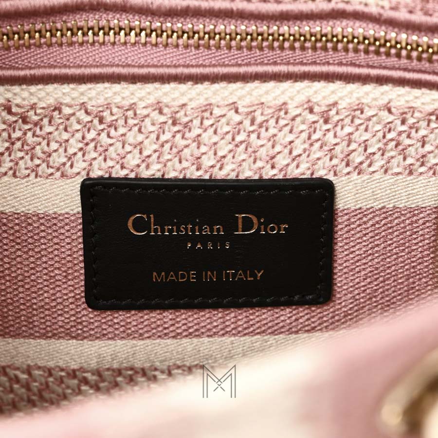 Túi Xách Đeo Chéo Dior D Lite Hồng Phối Kem Họa Tiết Thêu Toile de Jouy Vải Canvas Auth DR006 2026 Túi Xách Đeo Chéo Dior D Lite Hồng Phối Kem Họa Tiết Thêu Toile de Jouy Vải Canvas Auth DR006 2026