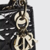 Túi Xách Lady Dior Micro Màu Đen Da Patent Sang Trọng DR007 2026