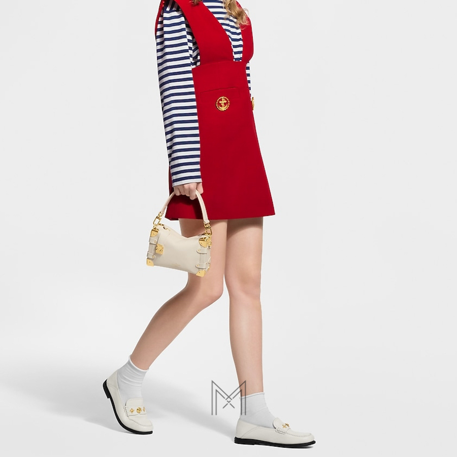 Giày Loafer Louis Vuitton nữ màu trắng authentic GLV02 2026 Giày Loafer Louis Vuitton nữ màu trắng authentic GLV02 2026