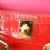 Túi Hermes Kelly mini màu đỏ da cá sấu chính hãng THM02 2026