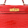 Túi Hermes Kelly mini màu đỏ da cá sấu chính hãng THM02 2026