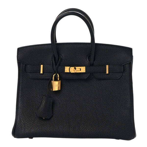 Túi Hermes Birkin 25 da Togo màu đen hàng hiệu THM03