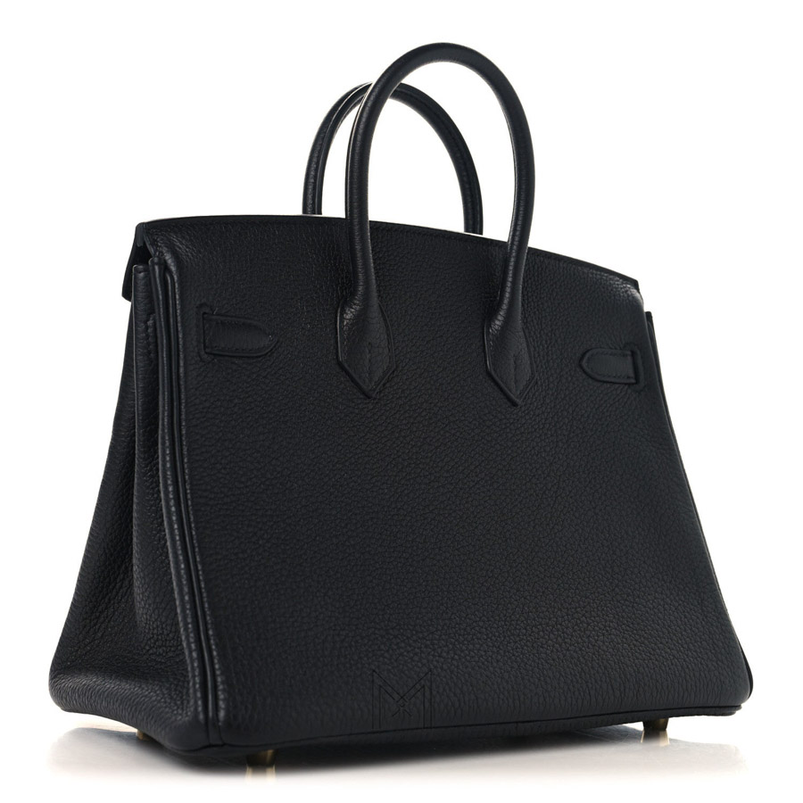 Túi Hermes Birkin 25 da Togo màu đen hàng hiệu THM03 2026 Túi Hermes Birkin 25 da Togo màu đen hàng hiệu THM03 2026