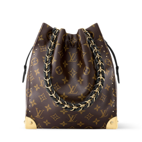 Túi Rút LV Noe Trunk Nâu Monogram Canvas Authentic CC003