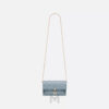Túi Cầm Tay Dior Nữ Màu Xanh Dương Da Bê Chính Hãng DR012 2026