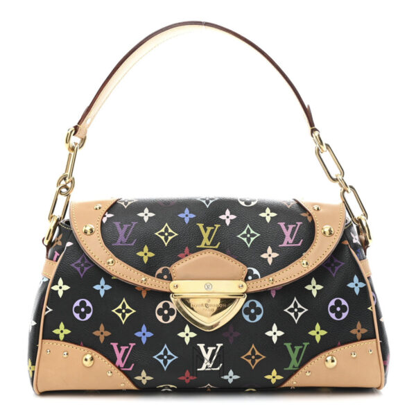 Túi Cầm Tay Louis Vuitton Nữ Đen Multicolor Monogram CC004