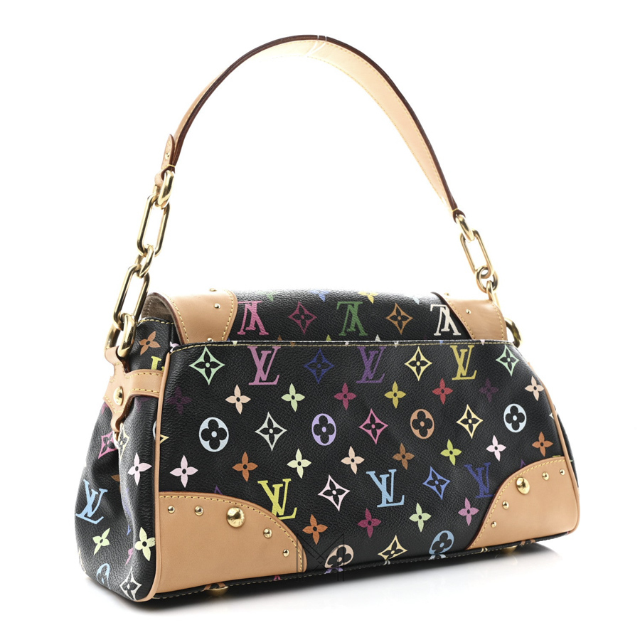 Túi Cầm Tay Louis Vuitton Nữ Đen Multicolor Monogram CC004 2026 Túi Cầm Tay Louis Vuitton Nữ Đen Multicolor Monogram CC004 2026