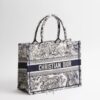 Túi Xách Dior Canvas Book Tote Họa Tiết Thổ Cẩm Chính Hãng DR014 2026