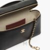 Túi cặp lồng Chanel vanity có dây đeo màu đen da bê authentic TCN40 2026 Túi cặp lồng Chanel vanity có dây đeo màu đen da bê authentic TCN40 2026