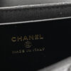 Túi Chanel bầu màu đen da bê bóng khóa xoay CC màu vàng chính hãng TCN36 2026