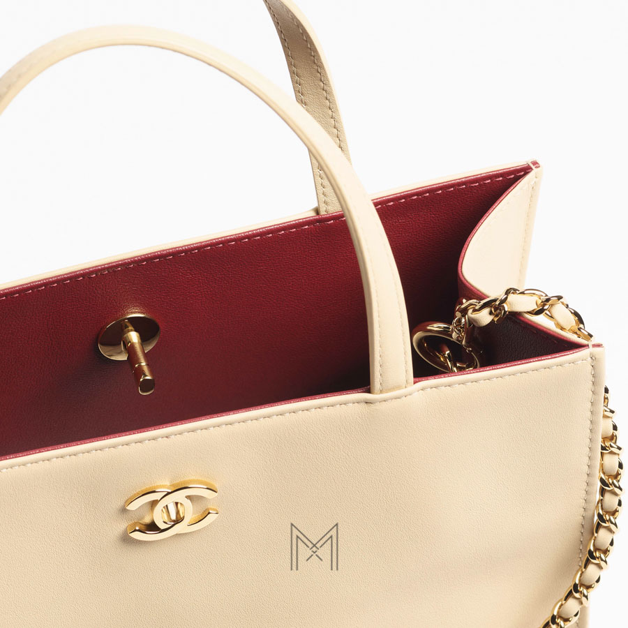 Túi Chanel màu be Métiers d’art da bê chính hãng TCN22 2026 Túi Chanel màu be Métiers d’art da bê chính hãng TCN22 2026