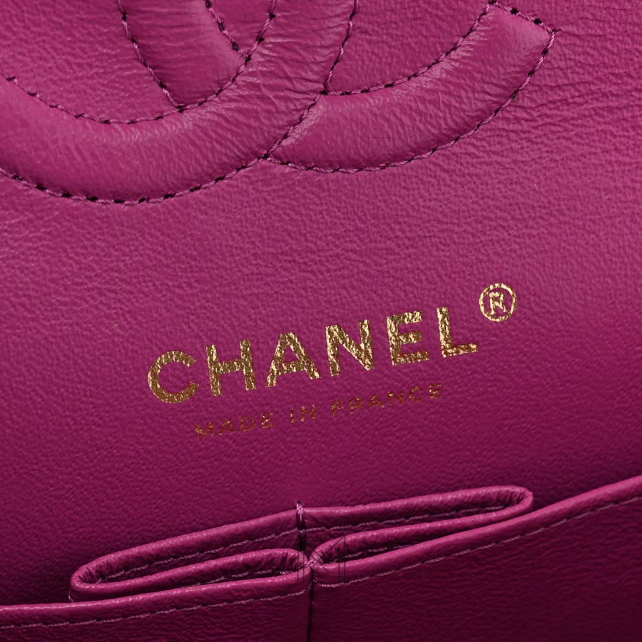 Túi Chanel tím Lambskin Quilted Small Double Flap chính hãng TCN13 2026 Túi Chanel tím Lambskin Quilted Small Double Flap chính hãng TCN13 2026