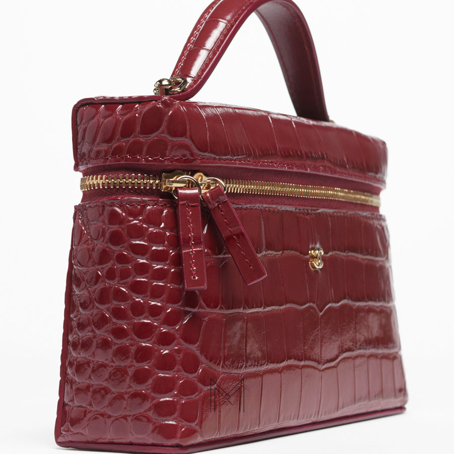 Túi Chanel Vanity Métiers d'art màu đỏ dây xích đan da chính hãng TCN09 2026 Túi Chanel Vanity Métiers d'art màu đỏ dây xích đan da chính hãng TCN09 2026