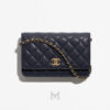 Túi Chanel viền xích Pre-Collection Spring Summer 2026 màu xanh da bê authentic TCN08 2026