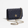 Túi Chanel viền xích Pre-Collection Spring Summer 2026 màu xanh da bê authentic TCN08 2026