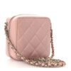 Túi Clutch Chanel Caviar Quilted with Chain dây xích đan da màu hồng chính hãng TCN04 2026 Túi Clutch Chanel Caviar Quilted with Chain dây xích đan da màu hồng chính hãng TCN04 2026