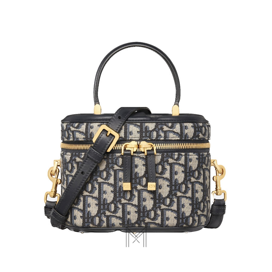 Túi Xách Cốp Dior Vanity Họa Tiết Oblique Thổ Cẩm Hàng Hiệu DR016 2026 Túi Xách Cốp Dior Vanity Họa Tiết Oblique Thổ Cẩm Hàng Hiệu DR016 2026