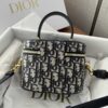 Túi Xách Cốp Dior Vanity Họa Tiết Oblique Thổ Cẩm Hàng Hiệu DR016 2026