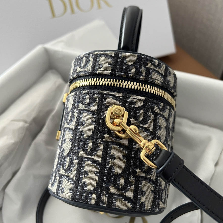 Túi Xách Cốp Dior Vanity Họa Tiết Oblique Thổ Cẩm Hàng Hiệu DR016 2026 Túi Xách Cốp Dior Vanity Họa Tiết Oblique Thổ Cẩm Hàng Hiệu DR016 2026