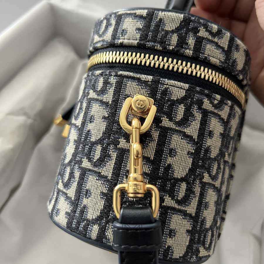 Túi Xách Cốp Dior Vanity Họa Tiết Oblique Thổ Cẩm Hàng Hiệu DR016 2026 Túi Xách Cốp Dior Vanity Họa Tiết Oblique Thổ Cẩm Hàng Hiệu DR016 2026