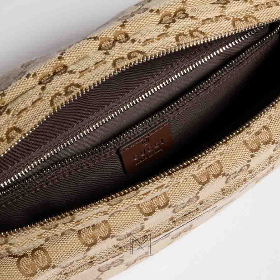 Túi đeo bụng Gucci màu be hoạ tiết GG authentic NTG008 2026 Túi đeo bụng Gucci màu be hoạ tiết GG authentic NTG008 2026