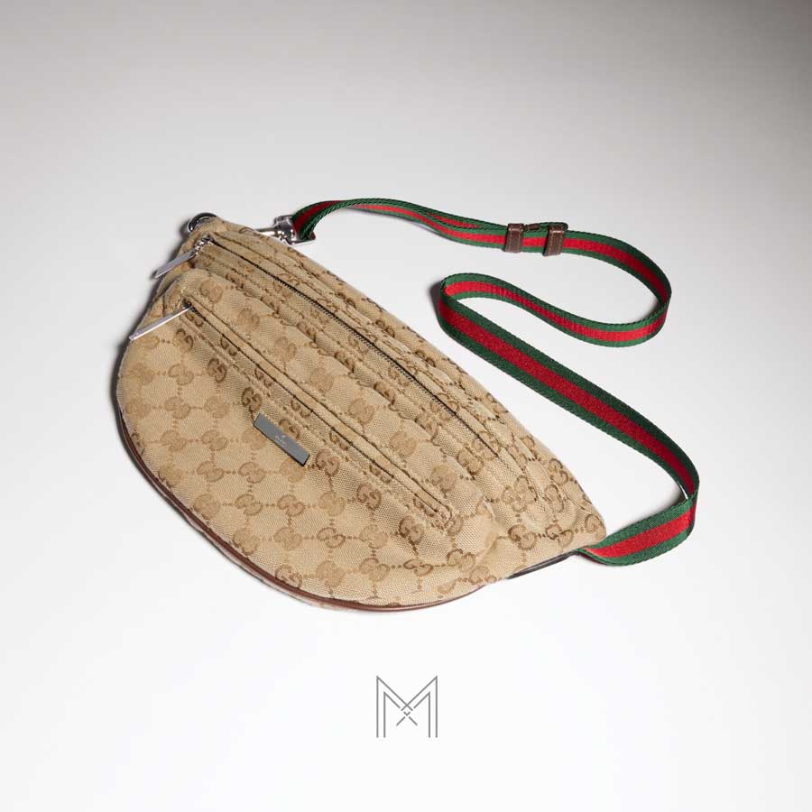 Túi đeo bụng Gucci màu be hoạ tiết GG authentic NTG008 2026 Túi đeo bụng Gucci màu be hoạ tiết GG authentic NTG008 2026
