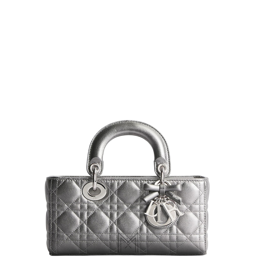 Túi Xách Đeo Chéo Lady Dior Bạc Thời Trang DR020 2026 Túi Xách Đeo Chéo Lady Dior Bạc Thời Trang DR020 2026