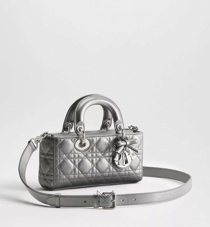 Túi Xách Đeo Chéo Lady Dior Bạc Thời Trang DR020 2026 Túi Xách Đeo Chéo Lady Dior Bạc Thời Trang DR020 2026