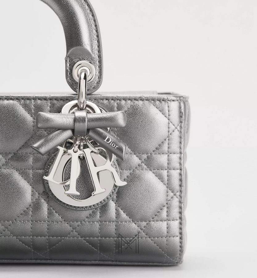 Túi Xách Đeo Chéo Lady Dior Bạc Thời Trang DR020 2026 Túi Xách Đeo Chéo Lady Dior Bạc Thời Trang DR020 2026