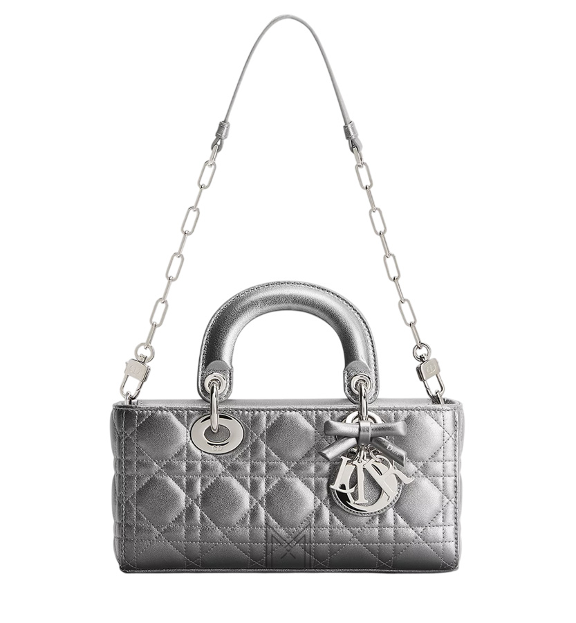 Túi Xách Đeo Chéo Lady Dior Bạc Thời Trang DR020 2026 Túi Xách Đeo Chéo Lady Dior Bạc Thời Trang DR020 2026