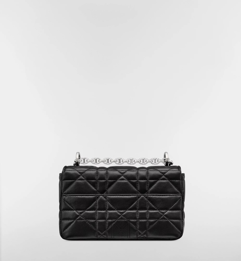 Túi Đeo Chéo Dior Caro Màu Đen Da Cừu Luxury DR023 2026 Túi Đeo Chéo Dior Caro Màu Đen Da Cừu Luxury DR023 2026