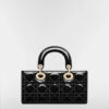 Túi Xách Đeo Chéo Dior Lady D-Joy Màu Đen Da Patent Thời Trang DR024 2026