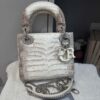 Túi Xách Lady Dior Da Cá Sấu Bạch Tạng Đính Đá Chính Hãng DR025 2026