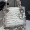 Túi Xách Lady Dior Da Cá Sấu Bạch Tạng Đính Đá Chính Hãng DR025 2026