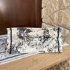 Túi Xách Hàng Hiệu Dior Book Tote Họa Tiết Thổ Cẩm Trắng Đen Thời Trang DR031 2026