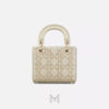 Túi Xách Đeo Chéo Lady Dior Đính Đá Màu Be Chính Hãng Dr032 2026
