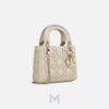 Túi Xách Đeo Chéo Lady Dior Đính Đá Màu Be Chính Hãng Dr032 2026
