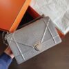 Túi Xách Đeo Chéo Dior Drama Màu Bạc Dây Xích Chính Hãng DR034 2026