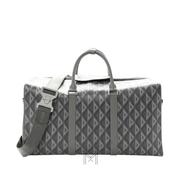 Túi Xách Dior Du Lịch Lingot 50 Màu Xám Họa Tiết CD Diamond DR035