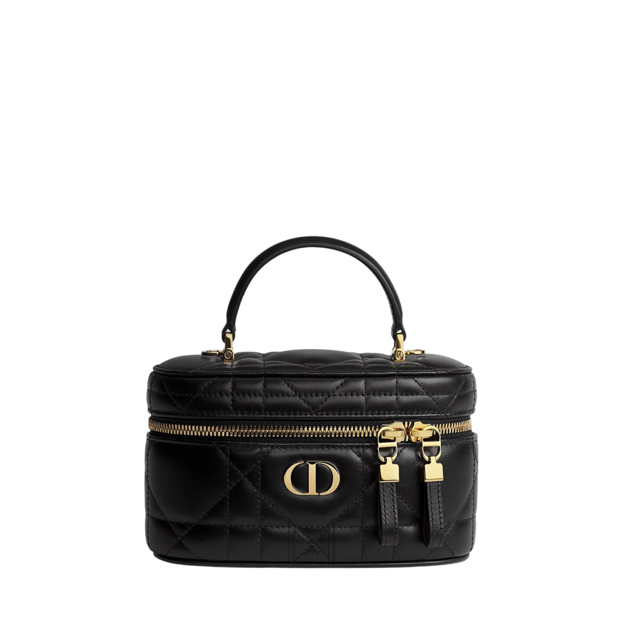 Túi Hộp Vuông Đeo Chéo Dior Màu Đen Da Bê Luxury TR039 2026 Túi Hộp Vuông Đeo Chéo Dior Màu Đen Da Bê Luxury TR039 2026