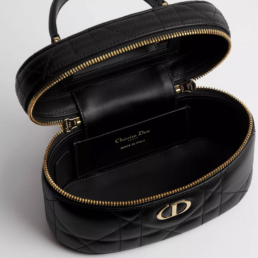 Túi Hộp Vuông Đeo Chéo Dior Màu Đen Da Bê Luxury TR039 2026 Túi Hộp Vuông Đeo Chéo Dior Màu Đen Da Bê Luxury TR039 2026