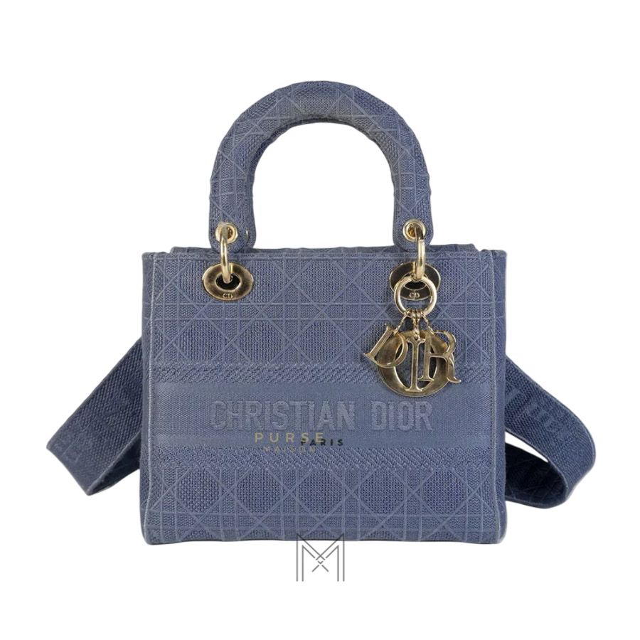 Túi Xách Lady Dior Jisoo Xanh Denim Chính Hãng TR040 2026 Túi Xách Lady Dior Jisoo Xanh Denim Chính Hãng TR040 2026