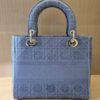 Túi Xách Lady Dior Jisoo Xanh Denim Chính Hãng TR040 2026