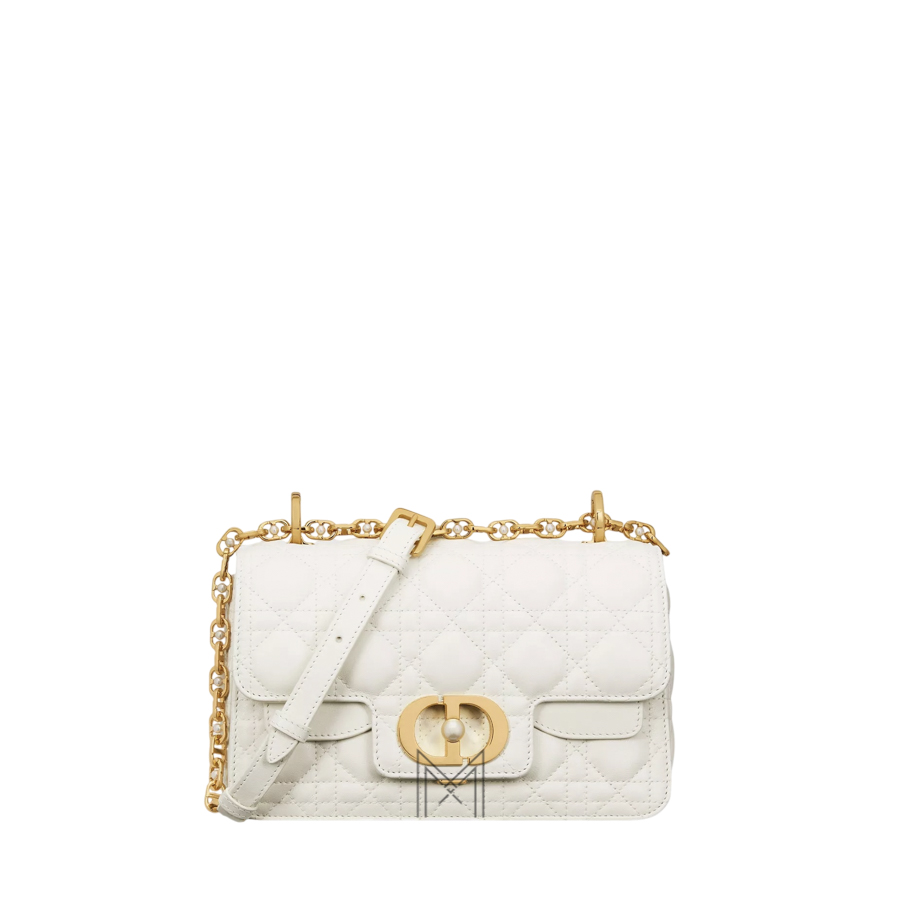 Túi Xách Đeo Chéo Dior Trắng Da Bê Khóa CD Vàng Chính Hãng DR041 2026 Túi Xách Đeo Chéo Dior Trắng Da Bê Khóa CD Vàng Chính Hãng DR041 2026
