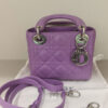 Túi Xách Đeo Chéo Lady Dior Màu Tím Da Lambskin Hàng Hiệu TR047 2026