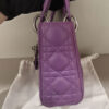 Túi Xách Đeo Chéo Lady Dior Màu Tím Da Lambskin Hàng Hiệu TR047 2026
